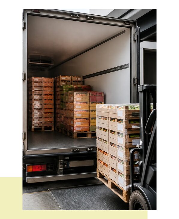 Перевозка сельхозпродукции на паллетах с доставкой в Домодедово
